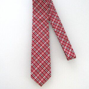 The Tie Bar Men's Narrow Cotton Plaid Tie